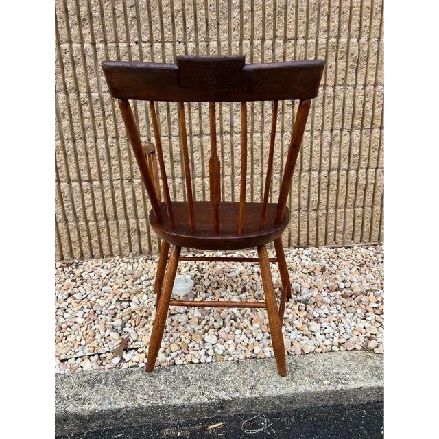 American Pine and Cherry Armchair. 19th Century For Sale - Image 11 of 12
