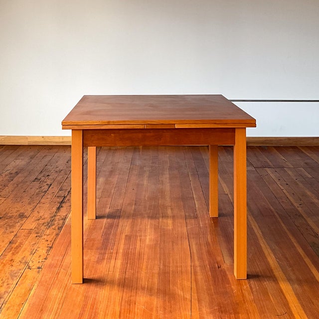 1990s Danish Modern Teak Extension Dining Table For Sale - Image 10 of 18