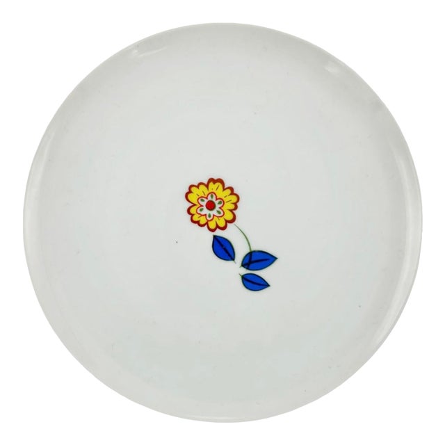 Vintage Seymour Mann Japan Floral Flower Plate 1970s For Sale