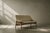 Ikea Mid-Century Modern Scandinavian Two-Seater Grace Sofa in Brown Fabric from Ikea, 1961 For Sale - Image 4 of 18