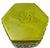 Ceramic Mid Century Hexagonal Avocado Green Garden Stool For Sale - Image 7 of 9
