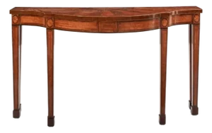 George III Inlaid Mahogany Console / Serving Table