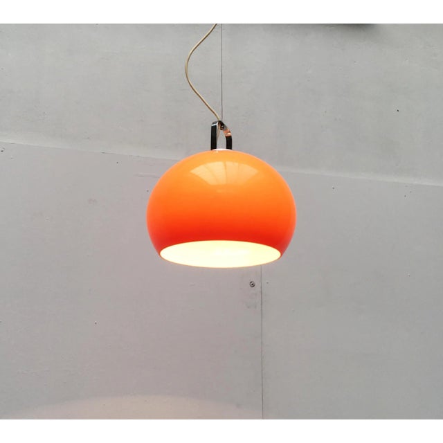 Mid-Century Space Age Italian Zurigo Pendant Lamp by Luigi Massoni for Guzzini For Sale - Image 3 of 18