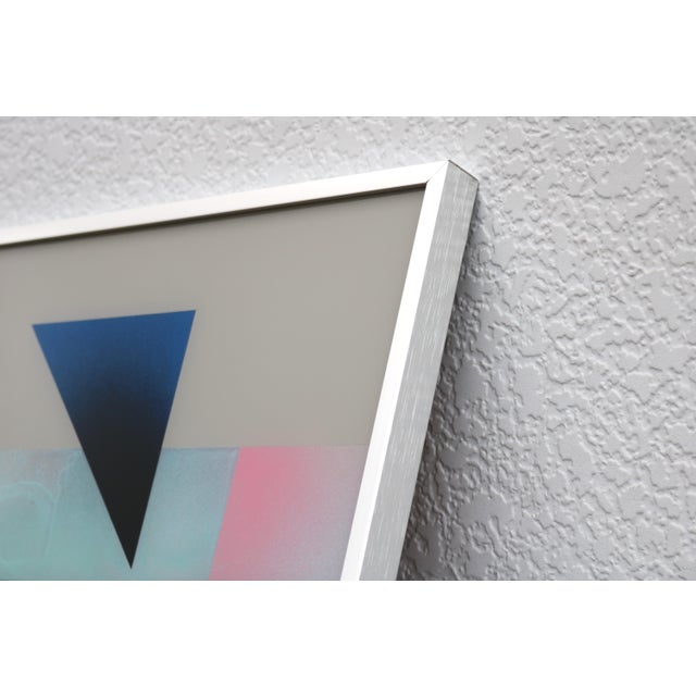 1988 Richard Hammond Flight-3 Abstract Expressionism Artwork Enamel and Resin For Sale - Image 14 of 18