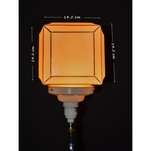 Mid-Century Modern Danish Wood and Glass Table Lamp, 1960s For Sale - Image 10 of 18
