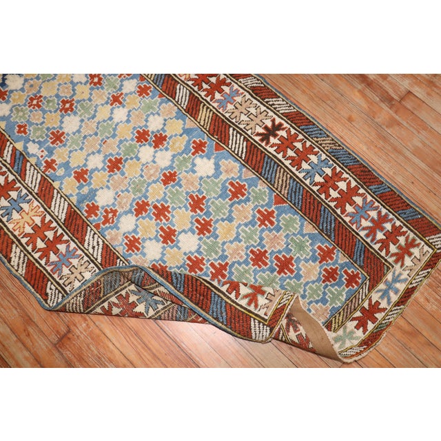 19th Century Zabihi Collection Late 19h Century Caucasian Shirvan Rug - 3' x 5'4" For Sale - Image 4 of 9