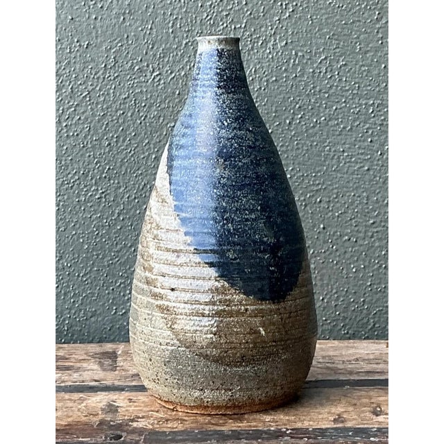 Vintage Abstract Ceramic Vase For Sale - Image 12 of 12