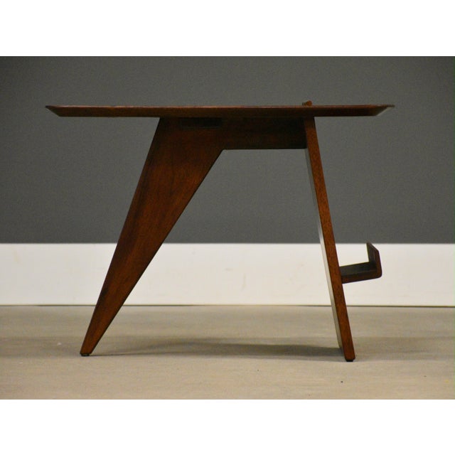 1950s Refinished Magazine Rack End Table by Jens Risom For Sale In Boston - Image 6 of 9
