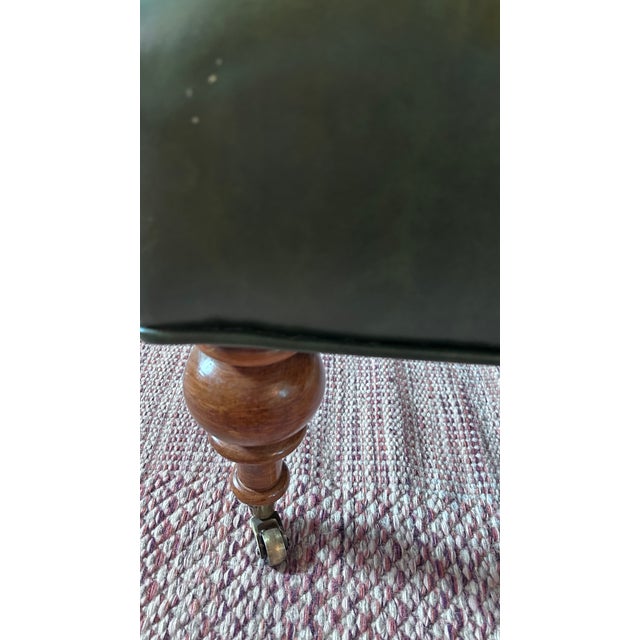 Traditional Turned Leg Ottoman For Sale - Image 9 of 12