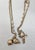 Vintage 1949 Signed Monet Goldtone Perfume Charms Sautoir Necklace For Sale - Image 13 of 14