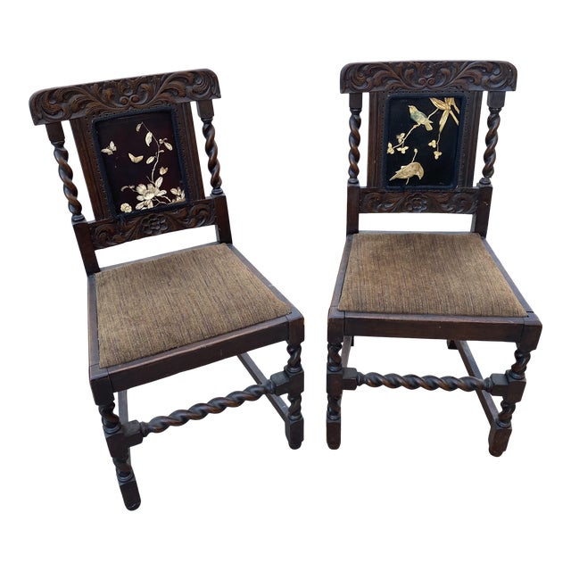 1970s Barley Twist Accent Chair For Sale