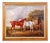 R.W. Folkard, Horses and Foal, 1834, Oil Painting on Canvas For Sale
