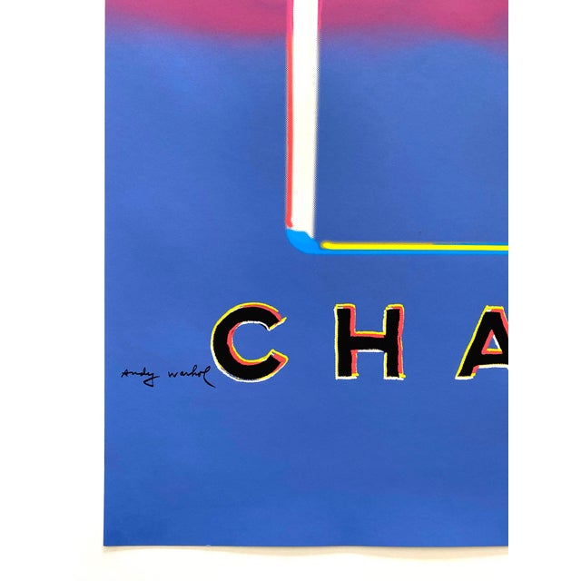 Andy Warhol Vintage 1997 Fine Art Silkscreen Print Large Pop Art Poster " Chanel No. 5 " 1985 For Sale - Image 10 of 13