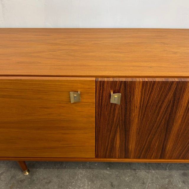 Brown Vintage Sideboard in Wood, 1950s For Sale - Image 8 of 13
