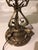 Brass 19th Century Art Nouveau Brass Converted Oil Lamp From Messengers For Sale - Image 8 of 17