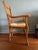 1990s 1990s Pair of Ladder Back Straw Seat Chairs For Sale - Image 5 of 11