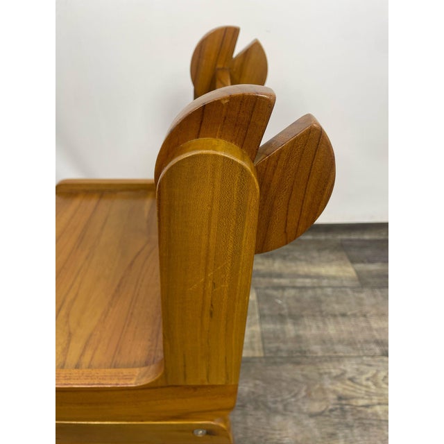 Brown Rosewood Children's Chair For Sale - Image 8 of 13