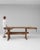 This piece carries genuine presence, its rustic wood, wrought iron vise mechanism, heavily weathered immediately setting...