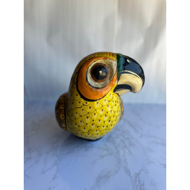 Sergio Bustamante Melquiades Preciado (Ser-Mel) Tonola Jalisco Mexican Paper Mache Toucan Bird Sculpture For Sale - Image 9 of 12