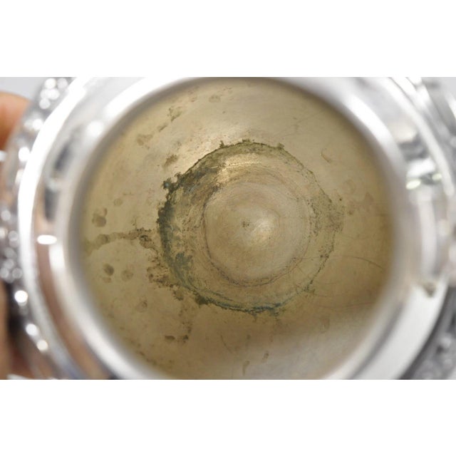 Vintage Rogers & Bro "Exquisite" 4602 Victorian Silver Plated Coffee Pot Teapot For Sale - Image 12 of 14