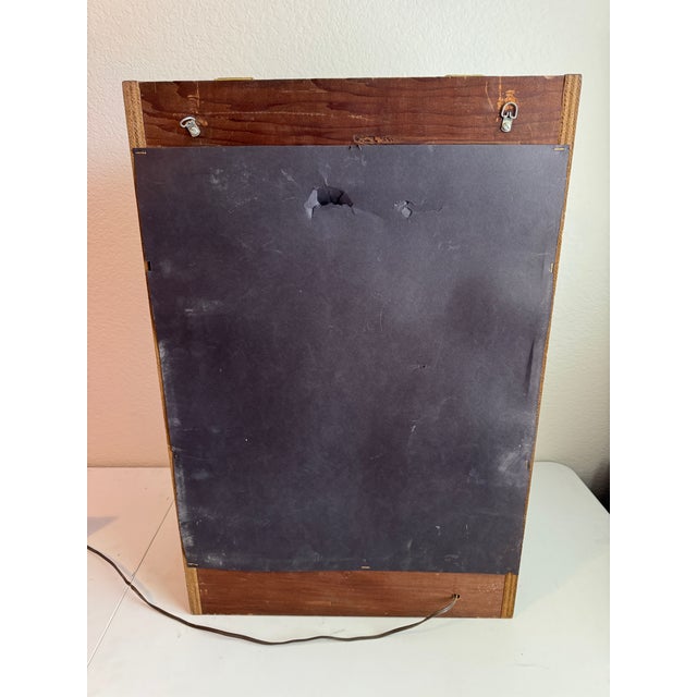 Vintage Michael Garman Illuminated Cityscape Sculpture, “Door Window – Jack and Judi’s Ristorante” For Sale - Image 14 of 14