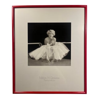 Rare 1986 Milton H. Greene: Photoportfolio Marilyn Monroe Ballerina Poster 24x20 For Sale