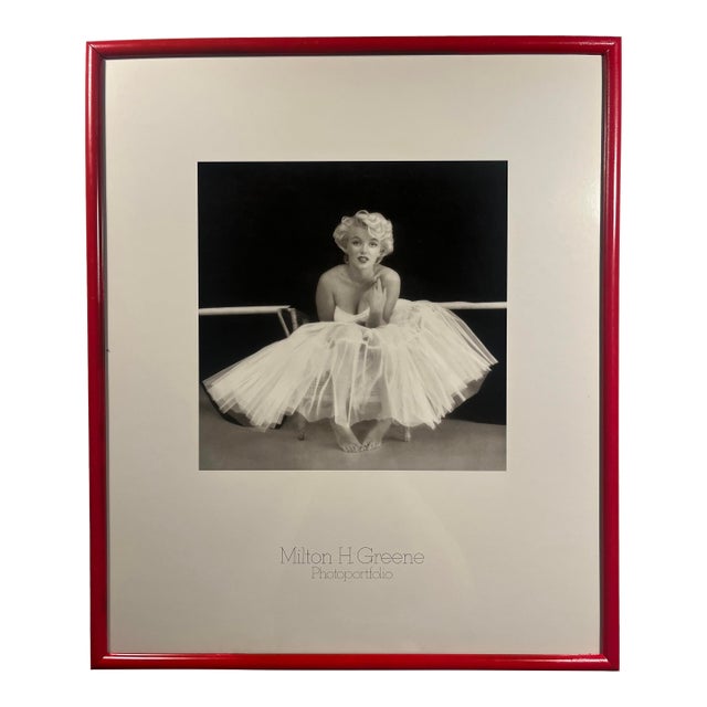 Rare 1986 Milton H. Greene: Photoportfolio Marilyn Monroe Ballerina Poster 24x20 For Sale