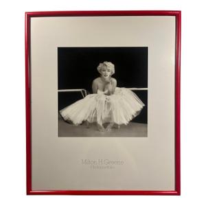 Rare 1986 Milton H. Greene: Photoportfolio Marilyn Monroe Ballerina Poster 24x20