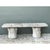 Light Gray Vintage Faux Bois Concrete Garden Bench For Sale - Image 8 of 12
