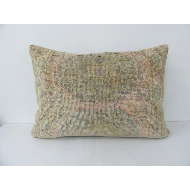 Faded Decorative Pillow Cover For Sale - Image 4 of 4