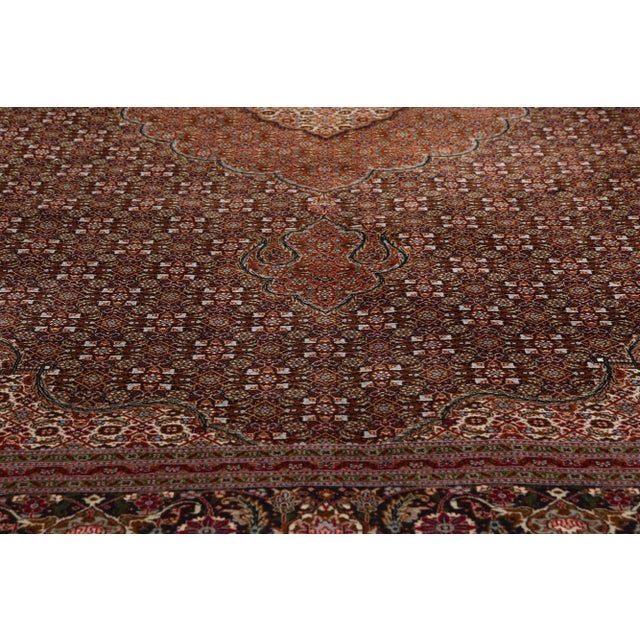 Vintage Persian Mahi Tabriz Rug, 06'08 X 09'10 For Sale - Image 4 of 10