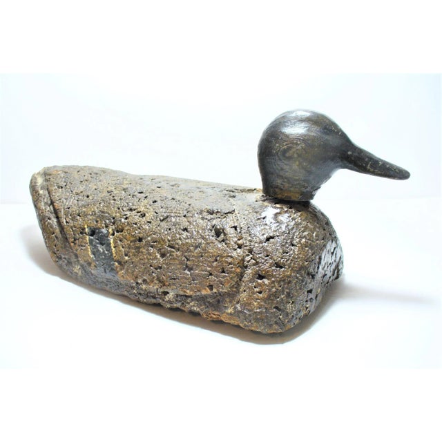 Antique Hand Made Duck Decoy For Sale - Image 4 of 9
