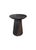 Contemporary Round Side Table Crafted From Teak Wood, Espresso Finish Modern Organic For Sale - Image 3 of 5