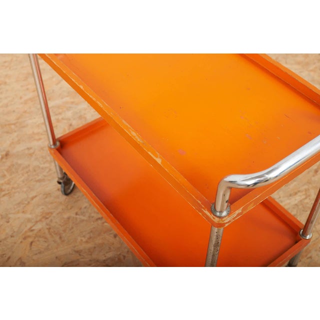 B47 Bar Trolley with Chrome-Plated Tubular Steel Frame, 1932 For Sale - Image 5 of 9