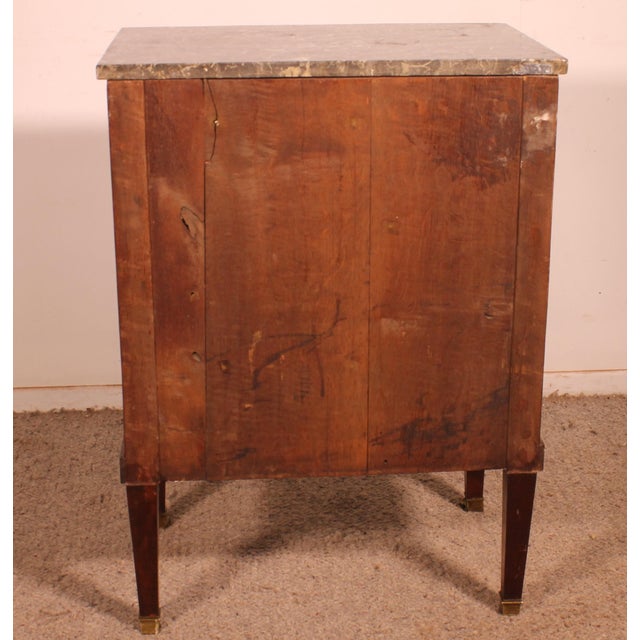 Small Empire Style Commode in Mahogany For Sale - Image 6 of 12