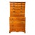 Antique Chippendale New Hampshire Maple Chest on Chest With Hidden Lock Feature For Sale