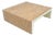 Modern Italian Resin and Bamboo Coffee Table For Sale