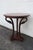 Carved Swan Round Solid Mahogany Side End Table 6173 For Sale - Image 4 of 12