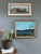Mid-Century Modern 1971 Modernist 'The Colourful Harbour' Swedish Original Coastal Landscape Oil Painting, Framed For Sale - Image 3 of 12