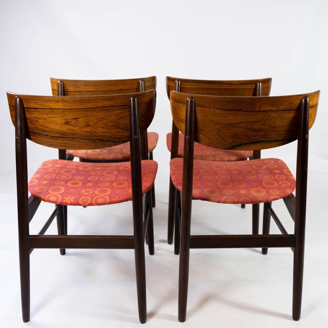 Wood Danish Rosewood Dining Chairs, 1960s, Set of 4 For Sale - Image 7 of 15