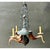 Late 20th Century Vintage Horn Motif Metal Hanging Light For Sale - Image 5 of 12