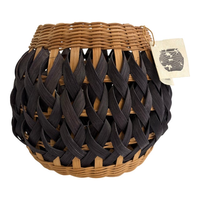 Signed Billy Ruth Sudduth Basket, 1997 – Jacobs Baskets Bakersville Nc For Sale