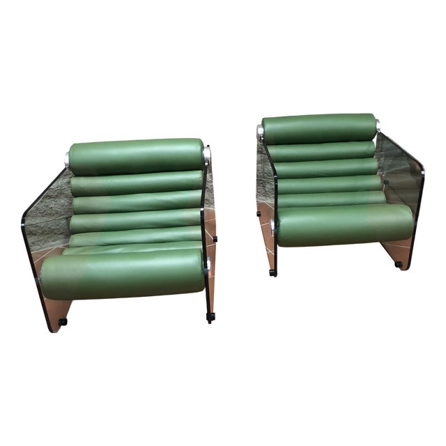 Hyaline Chairs by Fabio Lenci for Confortline, 2004, Set of 2 For Sale