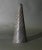 Stig Lindberg Gustavsberg Domino Series Black and White Stoneware Cone Vase, 1950s Swedish Modern For Sale - Image 10 of 12