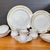 Yellow Vintage Towne House "Spring" 3094 Dinner Platter • Yellow Floral Band & Silver Trim • 12 1/4” For Sale - Image 8 of 8