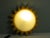 Sun-Shaped Ceiling Lamp in Opaline Glass and Yellow Lacquered Wood from Massive, Belgium, 1970s For Sale - Image 9 of 13