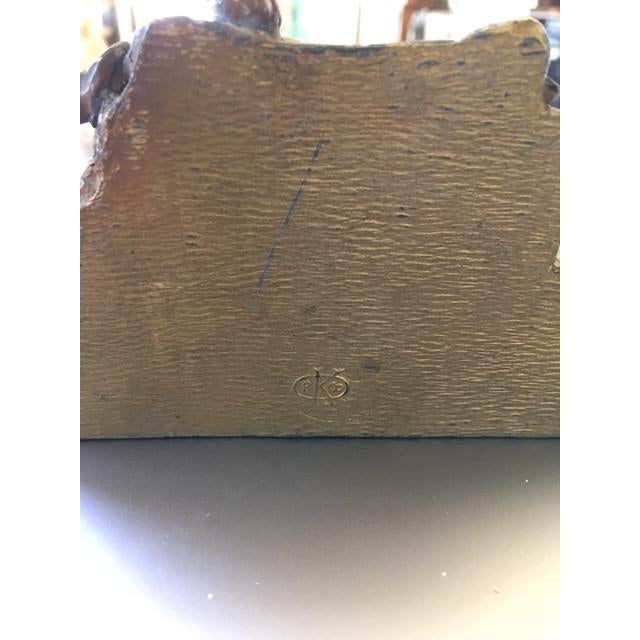 Art Deco Antique 1920-30s Ko Kronheim & Oldenbusch Lion Bookends For Sale - Image 3 of 8