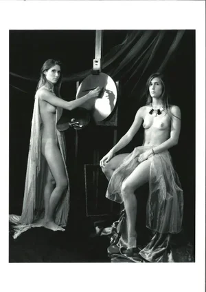 Plinio Martelli - Painter - Original B/w Photography - 1990s
