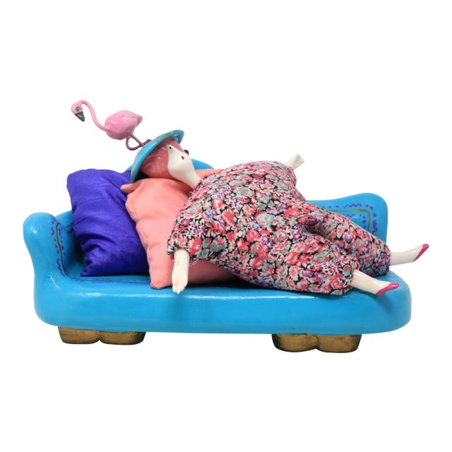 Vintage "Hot Mama" Signed Florida Art Piece For Sale