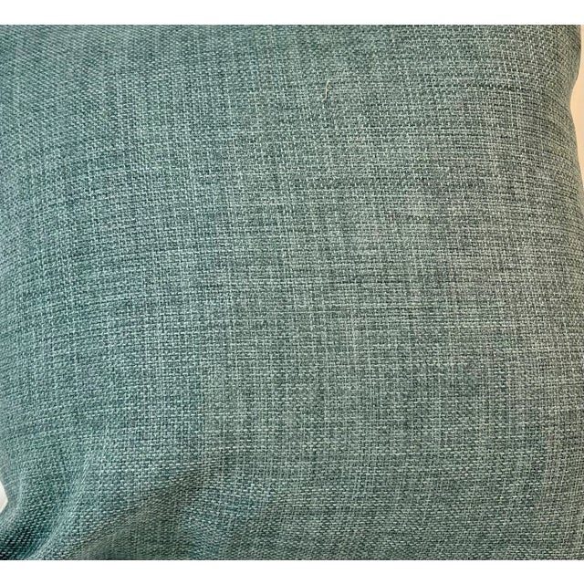 Cream Square Pillow Adorned With a Tibetan Terrier Dog Portrait - Made in the U K For Sale - Image 8 of 10